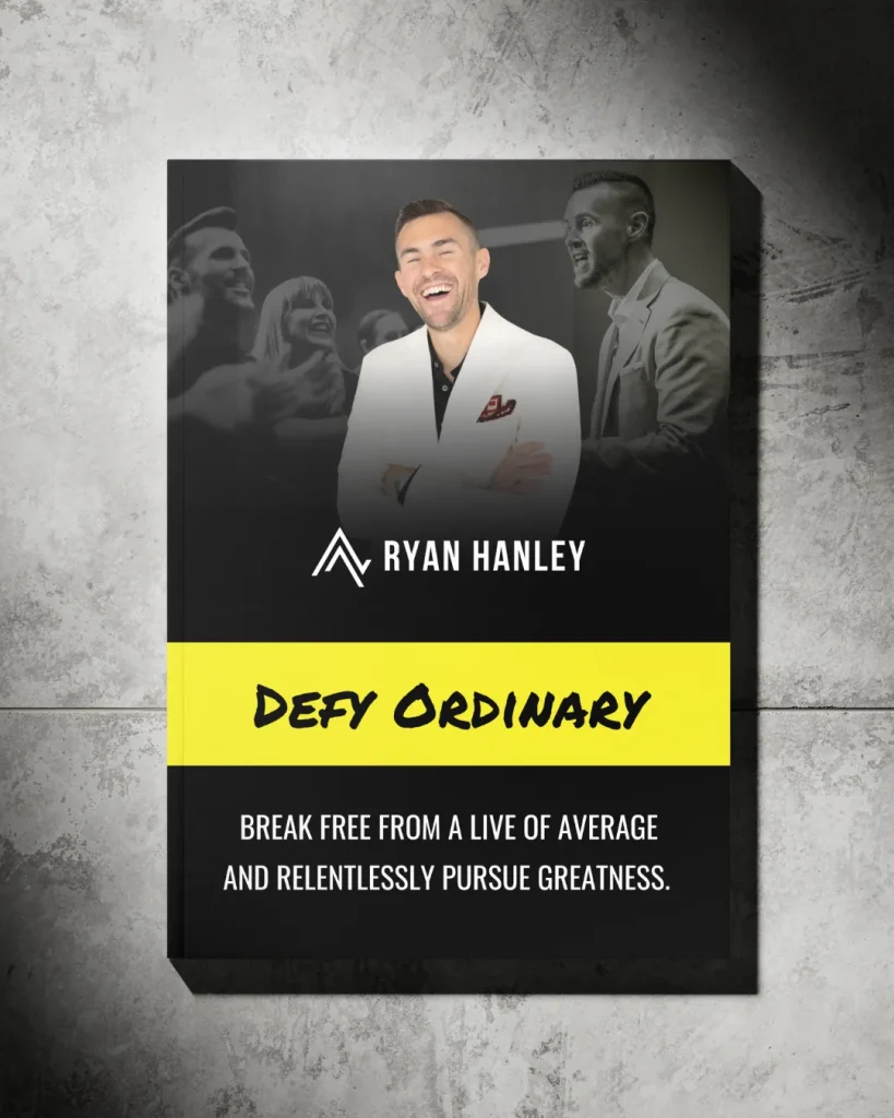 Motivational book cover with smiling person.